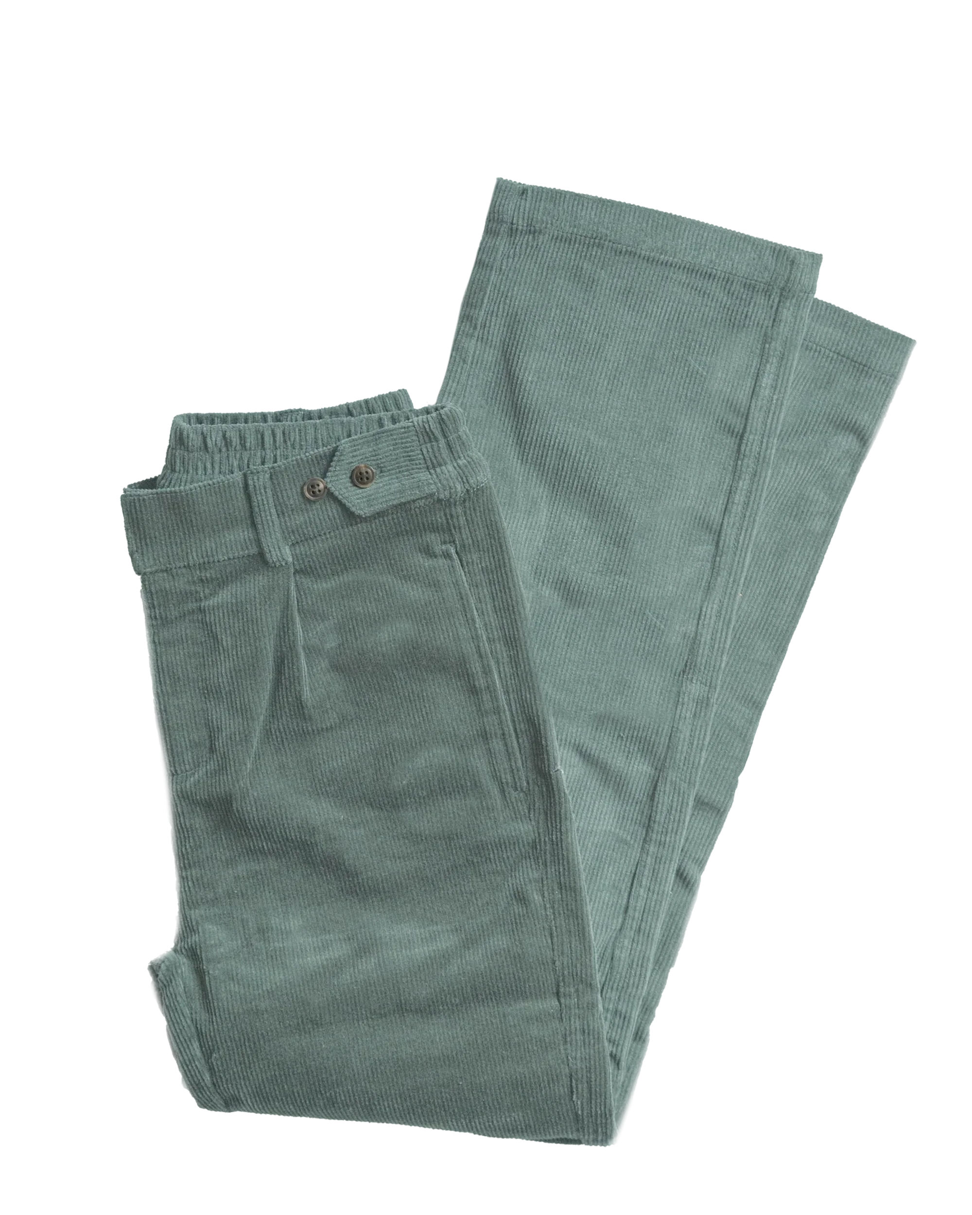 Straight Leg Pintuck Corduroy Trouser - Image 3