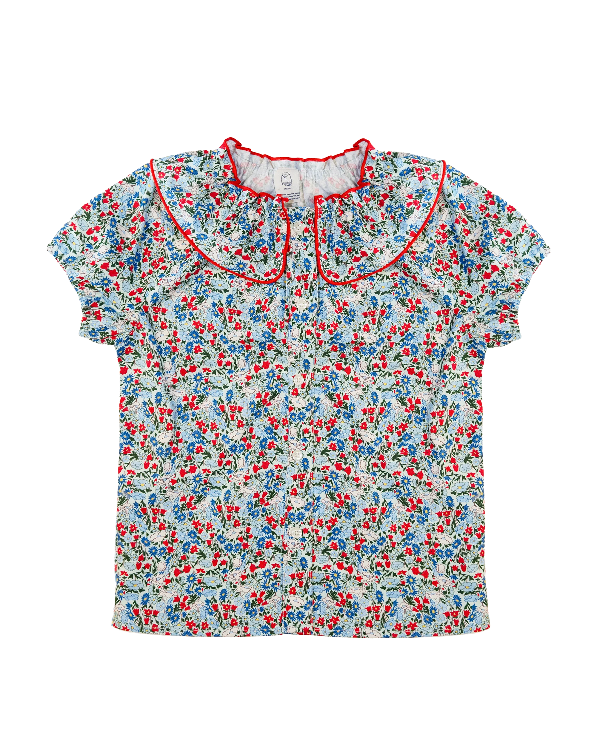 Poplin Short Sleeve Top