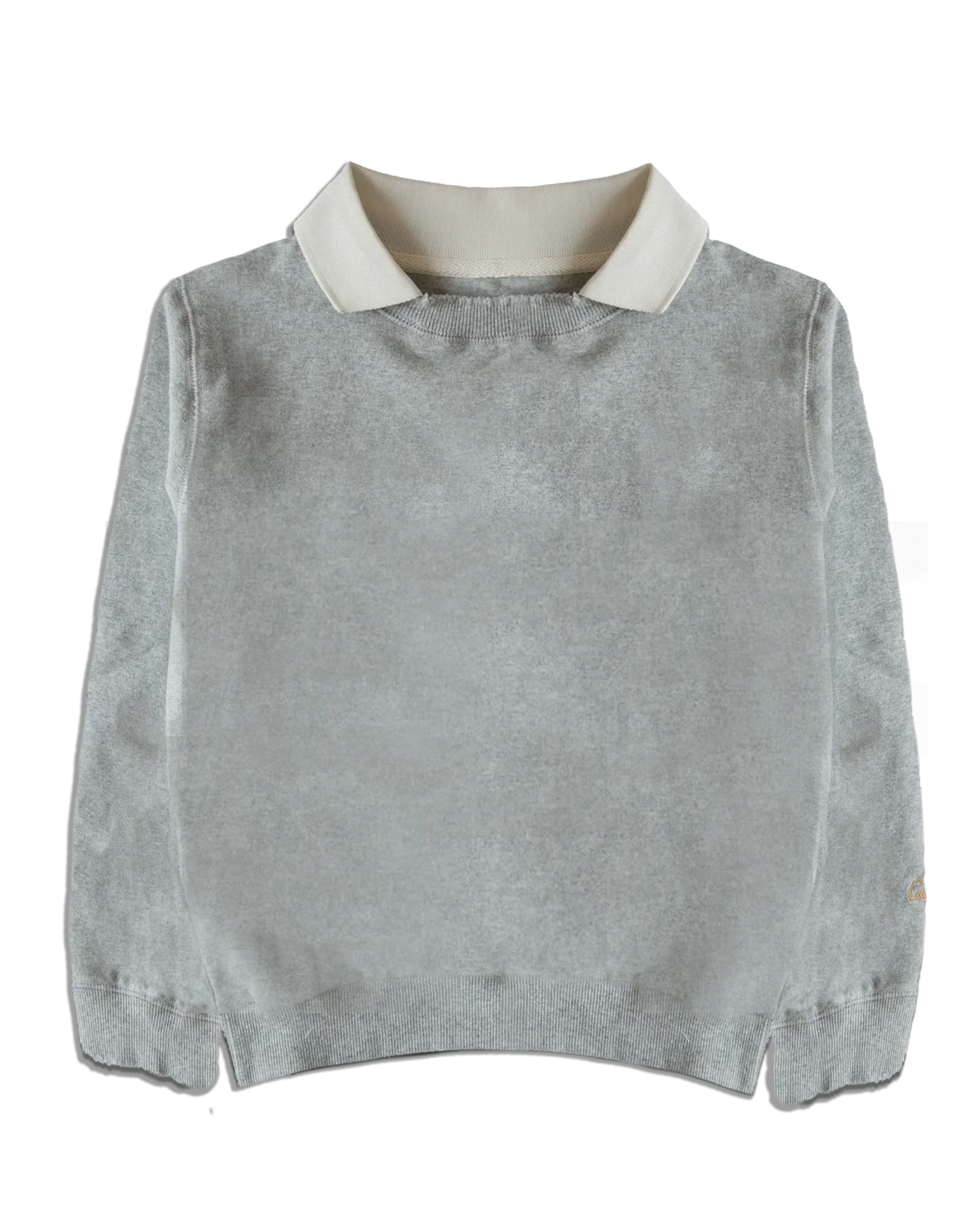 Women's Collared Crewneck Sweatshirt- wholesale - Image 3